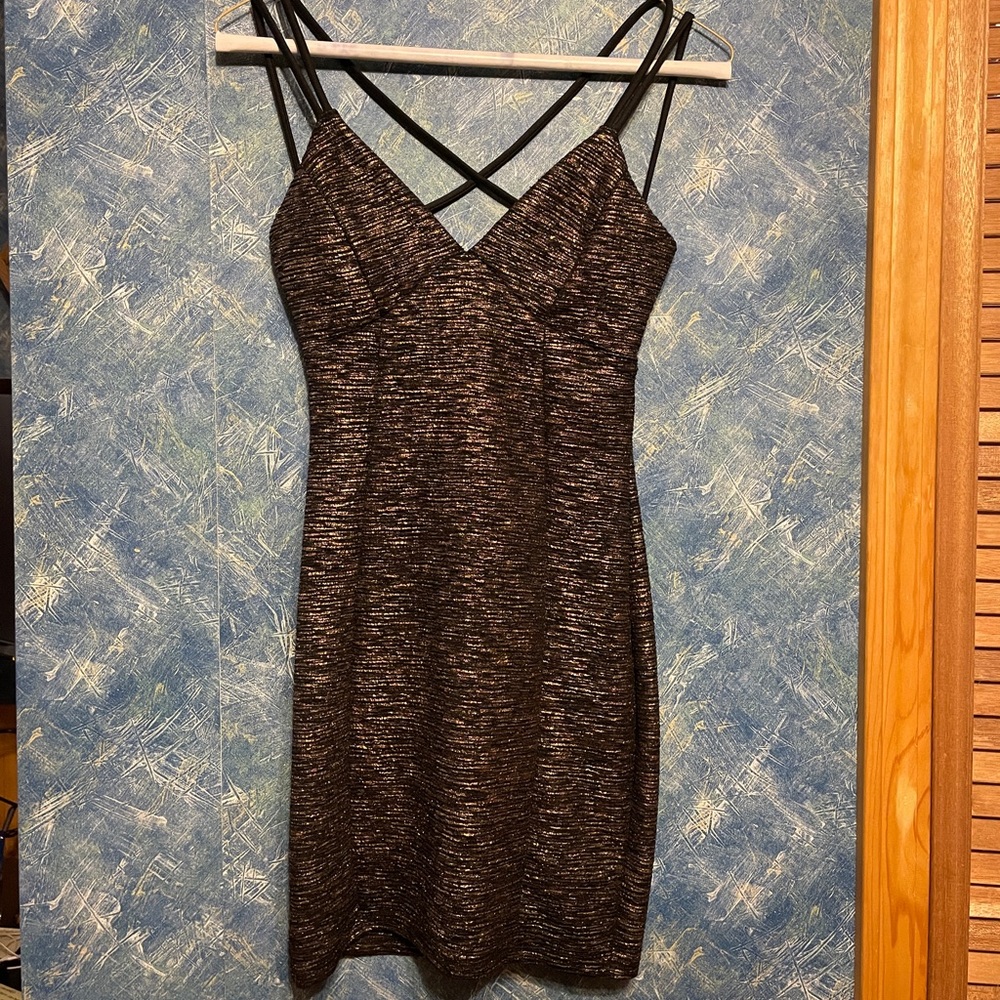 Windsor Black and Gold Dress XS